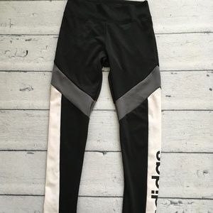 Like New used Adidas black color block legging size women's S
